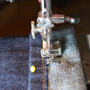 Trousers/jeans/skirt shortening original finish
